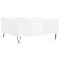 vidaXL Couchtisch Hochglanz-Weiß 80x80x36,5 cm Holzwerkstoff vidaXL Couchtisch Hochglanz-Weiß 80x80x36,5 cm Holzwerkstoff