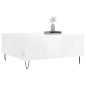 vidaXL Couchtisch Hochglanz-Weiß 80x80x36,5 cm Holzwerkstoff vidaXL Couchtisch Hochglanz-Weiß 80x80x36,5 cm Holzwerkstoff