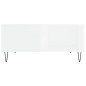 vidaXL Couchtisch Hochglanz-Weiß 80x80x36,5 cm Holzwerkstoff vidaXL Couchtisch Hochglanz-Weiß 80x80x36,5 cm Holzwerkstoff
