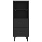 vidaXL Sideboard Schwarz 34,5x34x90 cm Holzwerkstoff vidaXL Sideboard Schwarz 34,5x34x90 cm Holzwerkstoff
