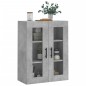 vidaXL Wandschrank Betongrau 69,5x34x90 cm vidaXL Wandschrank Betongrau 69,5x34x90 cm