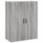 vidaXL Highboard Grau Sonoma 69,5x34x180 cm Holzwerkstoff vidaXL Highboard Grau Sonoma 69,5x34x180 cm Holzwerkstoff