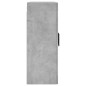 vidaXL Wandschrank Betongrau 69,5x34x90 cm vidaXL Wandschrank Betongrau 69,5x34x90 cm