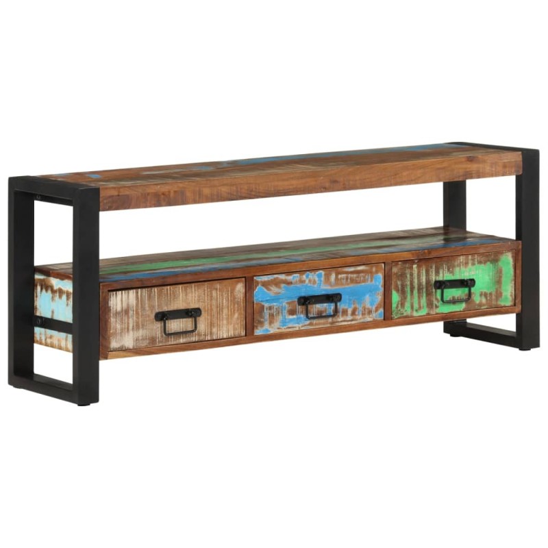 vidaXL TV-Schrank 120x30x45 cm Altholz Massiv vidaXL TV-Schrank 120x30x45 cm Altholz Massiv