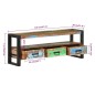 vidaXL TV-Schrank 120x30x45 cm Altholz Massiv vidaXL TV-Schrank 120x30x45 cm Altholz Massiv