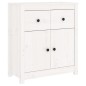 vidaXL Sideboard Weiß 70x35x80 cm Massivholz Kiefer vidaXL Sideboard Weiß 70x35x80 cm Massivholz Kiefer