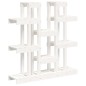 vidaXL Pflanzenständer Weiß 104,5x25x109,5 cm Massivholz Kiefer vidaXL Pflanzenständer Weiß 104,5x25x109,5 cm Massivholz Kiefer