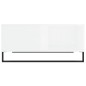 vidaXL Couchtisch Hochglanz-Weiß 80x80x36,5 cm Holzwerkstoff vidaXL Couchtisch Hochglanz-Weiß 80x80x36,5 cm Holzwerkstoff