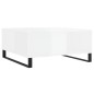 vidaXL Couchtisch Hochglanz-Weiß 80x80x36,5 cm Holzwerkstoff vidaXL Couchtisch Hochglanz-Weiß 80x80x36,5 cm Holzwerkstoff