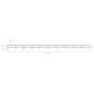 Gartenzaun mit Speerspitzen Stahl (0,5 - 0,75) x 17 m Schwarz Gartenzaun mit Speerspitzen Stahl (0,5 - 0,75) x 17 m Schwarz