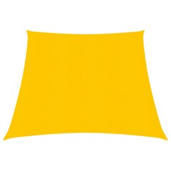 vidaXL Sonnensegel 160 g/m² Gelb 3/4x3 m HDPE