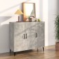 vidaXL Sideboard Betongrau 90x34x80 cm Holzwerkstoff vidaXL Sideboard Betongrau 90x34x80 cm Holzwerkstoff