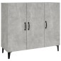 vidaXL Sideboard Betongrau 90x34x80 cm Holzwerkstoff vidaXL Sideboard Betongrau 90x34x80 cm Holzwerkstoff