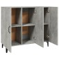 vidaXL Sideboard Betongrau 90x34x80 cm Holzwerkstoff vidaXL Sideboard Betongrau 90x34x80 cm Holzwerkstoff
