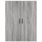 vidaXL Highboard Grau Sonoma 69,5x34x180 cm Holzwerkstoff vidaXL Highboard Grau Sonoma 69,5x34x180 cm Holzwerkstoff
