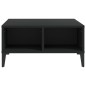 vidaXL Couchtisch Schwarz 60x60x30 cm Holzwerkstoff vidaXL Couchtisch Schwarz 60x60x30 cm Holzwerkstoff