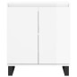 vidaXL Sideboard Hochglanz-Weiß 60x35x70 cm Holzwerkstoff vidaXL Sideboard Hochglanz-Weiß 60x35x70 cm Holzwerkstoff