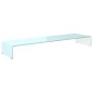 vidaXL TV-Aufsatz/Monitorerhöhung Glas Grün 110x30x13 cm vidaXL TV-Aufsatz/Monitorerhöhung Glas Grün 110x30x13 cm