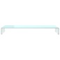 vidaXL TV-Aufsatz/Monitorerhöhung Glas Grün 110x30x13 cm vidaXL TV-Aufsatz/Monitorerhöhung Glas Grün 110x30x13 cm