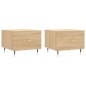 vidaXL Couchtische 2 Stk. Sonoma-Eiche 50x50x40 cm Holzwerkstoff vidaXL Couchtische 2 Stk. Sonoma-Eiche 50x50x40 cm Holzwerkstoff
