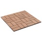 vidaXL 22 Stk. Terrassenfliesen 30 x 30 cm 2 qm WPC Braun vidaXL 22 Stk. Terrassenfliesen 30 x 30 cm 2 qm WPC Braun