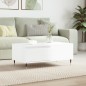 vidaXL Couchtisch Hochglanz-Weiß 90x50x36,5 cm Holzwerkstoff vidaXL Couchtisch Hochglanz-Weiß 90x50x36,5 cm Holzwerkstoff