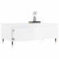vidaXL Couchtisch Hochglanz-Weiß 90x50x36,5 cm Holzwerkstoff vidaXL Couchtisch Hochglanz-Weiß 90x50x36,5 cm Holzwerkstoff