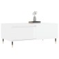 vidaXL Couchtisch Hochglanz-Weiß 90x50x36,5 cm Holzwerkstoff vidaXL Couchtisch Hochglanz-Weiß 90x50x36,5 cm Holzwerkstoff