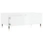 vidaXL Couchtisch Hochglanz-Weiß 90x50x36,5 cm Holzwerkstoff vidaXL Couchtisch Hochglanz-Weiß 90x50x36,5 cm Holzwerkstoff