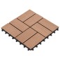 vidaXL 22 Stk. Terrassenfliesen 30 x 30 cm 2 qm WPC Braun vidaXL 22 Stk. Terrassenfliesen 30 x 30 cm 2 qm WPC Braun