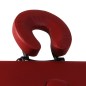 vidaXL Massagetisch mit Aluminiumrahmen Klappbar 2 Zonen Rot vidaXL Massagetisch mit Aluminiumrahmen Klappbar 2 Zonen Rot
