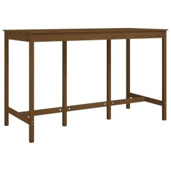 vidaXL Bartisch Honigbraun 180x80x110 cm Massivholz Kiefer