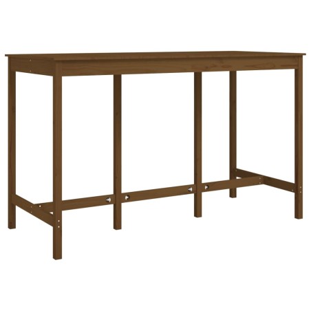 vidaXL Bartisch Honigbraun 180x80x110 cm Massivholz Kiefer