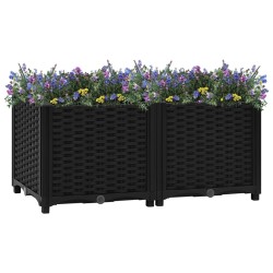 vidaXL Hochbeet 80x40x38 cm Polypropylen