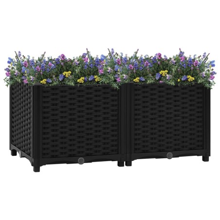 vidaXL Hochbeet 80x40x38 cm Polypropylen