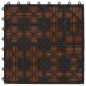 vidaXL 22 Stk. Terrassenfliesen 30 x 30 cm 2 qm WPC Braun vidaXL 22 Stk. Terrassenfliesen 30 x 30 cm 2 qm WPC Braun