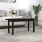vidaXL Couchtisch Schwarz 110x55x45 cm Massivholz Kiefer vidaXL Couchtisch Schwarz 110x55x45 cm Massivholz Kiefer