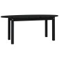 vidaXL Couchtisch Schwarz 110x55x45 cm Massivholz Kiefer vidaXL Couchtisch Schwarz 110x55x45 cm Massivholz Kiefer