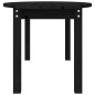 vidaXL Couchtisch Schwarz 110x55x45 cm Massivholz Kiefer vidaXL Couchtisch Schwarz 110x55x45 cm Massivholz Kiefer