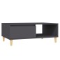 vidaXL Couchtisch Grau 90x60x35 cm Holzwerkstoff vidaXL Couchtisch Grau 90x60x35 cm Holzwerkstoff