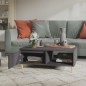 vidaXL Couchtisch Grau 90x60x35 cm Holzwerkstoff vidaXL Couchtisch Grau 90x60x35 cm Holzwerkstoff