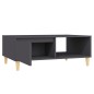 vidaXL Couchtisch Grau 90x60x35 cm Holzwerkstoff vidaXL Couchtisch Grau 90x60x35 cm Holzwerkstoff