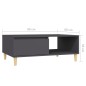vidaXL Couchtisch Grau 90x60x35 cm Holzwerkstoff vidaXL Couchtisch Grau 90x60x35 cm Holzwerkstoff