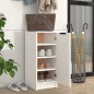 vidaXL Schuhschrank Weiß 30x35x70 cm Holzwerkstoff vidaXL Schuhschrank Weiß 30x35x70 cm Holzwerkstoff