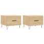 vidaXL Couchtische 2 Stk. Sonoma-Eiche 50x50x40 cm Holzwerkstoff vidaXL Couchtische 2 Stk. Sonoma-Eiche 50x50x40 cm Holzwerkstoff