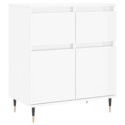 vidaXL Sideboard Hochglanz-Weiß 60x35x70 cm Holzwerkstoff