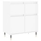 vidaXL Sideboard Hochglanz-Weiß 60x35x70 cm Holzwerkstoff vidaXL Sideboard Hochglanz-Weiß 60x35x70 cm Holzwerkstoff