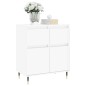 vidaXL Sideboard Hochglanz-Weiß 60x35x70 cm Holzwerkstoff vidaXL Sideboard Hochglanz-Weiß 60x35x70 cm Holzwerkstoff