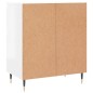 vidaXL Sideboard Hochglanz-Weiß 60x35x70 cm Holzwerkstoff vidaXL Sideboard Hochglanz-Weiß 60x35x70 cm Holzwerkstoff