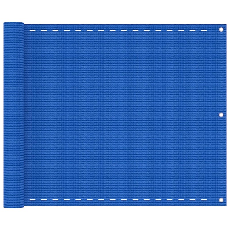 vidaXL Balkon-Sichtschutz Blau 75x500 cm HDPE vidaXL Balkon-Sichtschutz Blau 75x500 cm HDPE